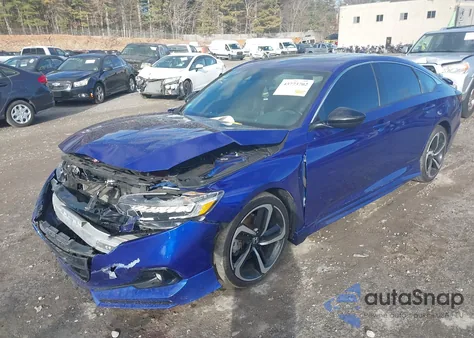 2021 Honda Accord Sport 2.0T from USA, damaged, VIN 1HGCV2F30MA018057